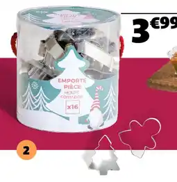 Gifi 16 emporte-pièces offre