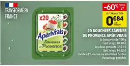 Supeco Aperivrais 20 bouchées saveurs de provence offre