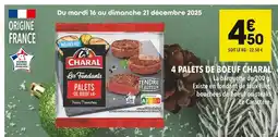 Supeco Charal 4 palets de boeuf offre