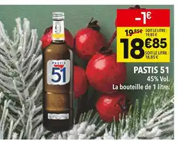 Supeco Pastis 51 offre