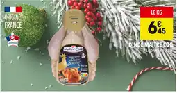 Supeco Maître coq dinde offre
