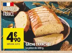 Supeco Gâche tranchée offre