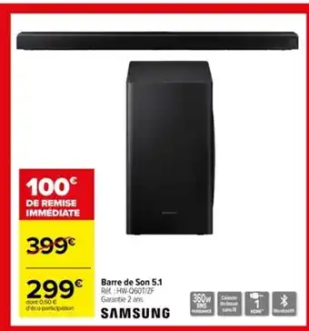 Carrefour Barre de son 5.1 offre