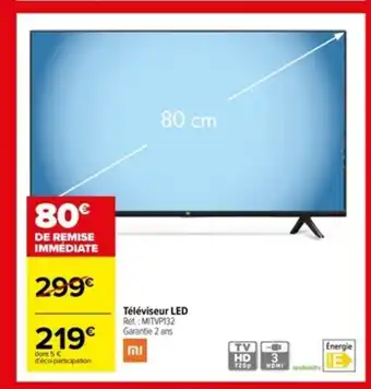 Carrefour Téléviseur LED offre