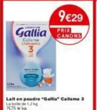 Monoprix Lait en poudre "gallia" calisma 3 offre