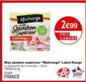 Mon jambon supérieur