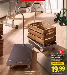 Lidl Parkside - chariot de transport avec poignée offre