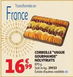 Auchan Supermarché Corbeille vague gourmande offre