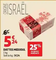 Auchan Supermarché Dattes medjoul offre