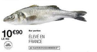 Monoprix Bar portion offre