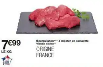 Monoprix Beurguignon à mijoter en caissette offre