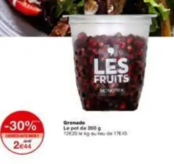Monoprix Grenade offre