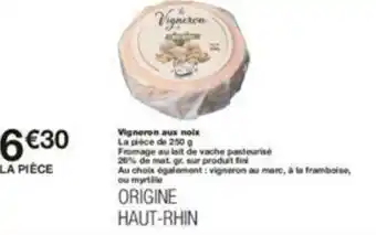 Monoprix Vigneron aux noix offre