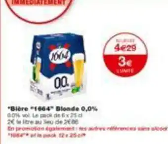 Bière "1664" blonde