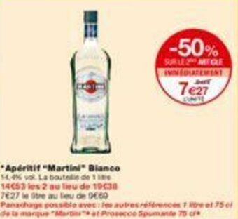 Monoprix Apéritif "martini" bianco offre
