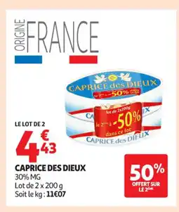Auchan Supermarché CAPRICE DES DIEUX offre