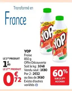 Auchan Supermarché YOP offre