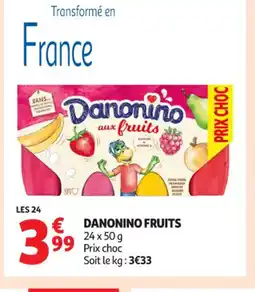 Auchan Supermarché DANONINO Fruits offre