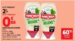 Auchan Supermarché AMORA Sauc deluxe offre