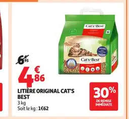 Auchan Supermarché CAT'S BEST Litière original offre