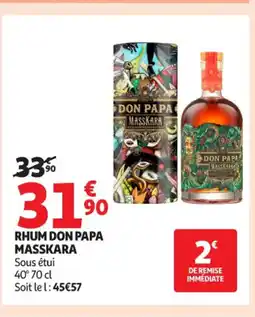 Auchan Supermarché DON PAPA MASSKARA Rhum offre