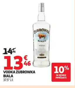 Auchan Supermarché ZUBROWKA BIALA Vodka offre