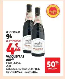 Auchan Supermarché VACQUEYRAS Aop offre
