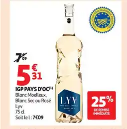 Auchan Supermarché Igp pays d'oc offre