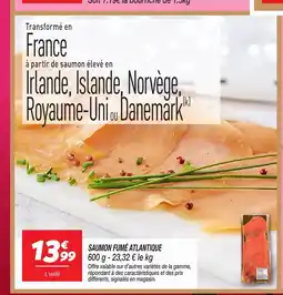 Netto Saumon fumé atlantique offre