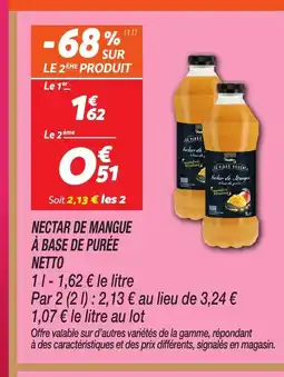 Netto NETTO Nectar de mangue à base de purée offre