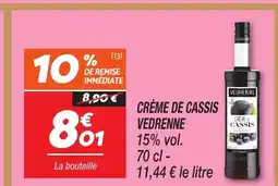 Netto VEDRENNE Crème de cassis offre