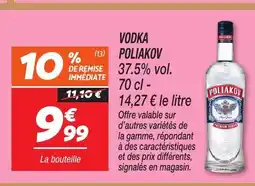 Netto POLIAKOV Vodka offre
