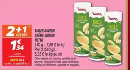 Netto NETTO Tuiles saveur crème oignon offre