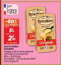 Netto RICHESMONTS Ralette originale offre