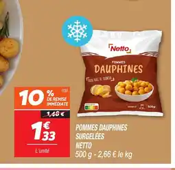 Netto NETTO Pommes dauphines surgelées offre
