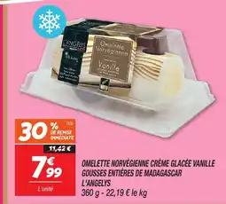 Netto L'ANGELYS Omelette norvégienne crème glacée vanille gousses entières de madagascar offre
