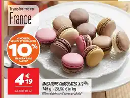 Netto Macarons chocolatés x12 offre