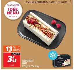 Netto NETTO Nougat glacé offre