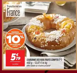Netto Couronne des rois fruits confits offre