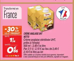 Netto NETTO Créme anglaise uht offre