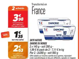 Netto Skyr nature danone du monde offre