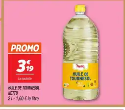 Netto NETTO Huile de tournesol offre