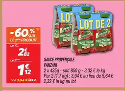 Netto PANZANI Sauce provençale offre
