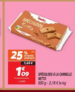 Netto NETTO Spéculoos la cannelle offre