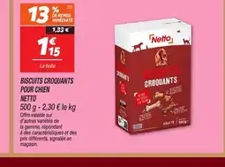 Netto NETTO Biscuits croquants pour chien offre