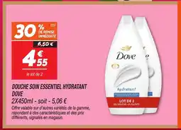 Netto DOVE Douche soin essentiel hydratant offre