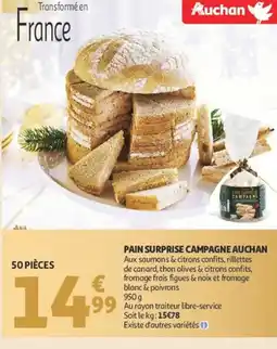 Auchan AUCHAN Pain surprise campagne offre