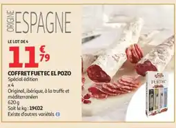 Auchan EL POZO Coffret fuetec offre