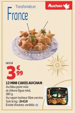 Auchan AUCHAN 12 Mini cakes offre