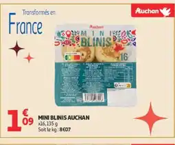 Auchan AUCHAN Mini blinis offre